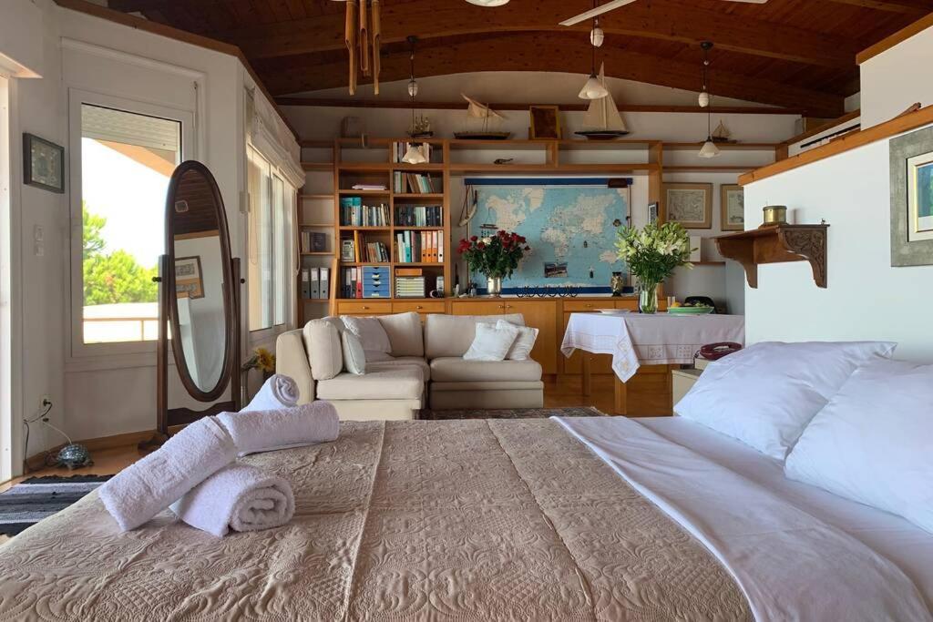 מיתיקאס 360º Suite With Endless Views To The Ionian Sea מראה חיצוני תמונה